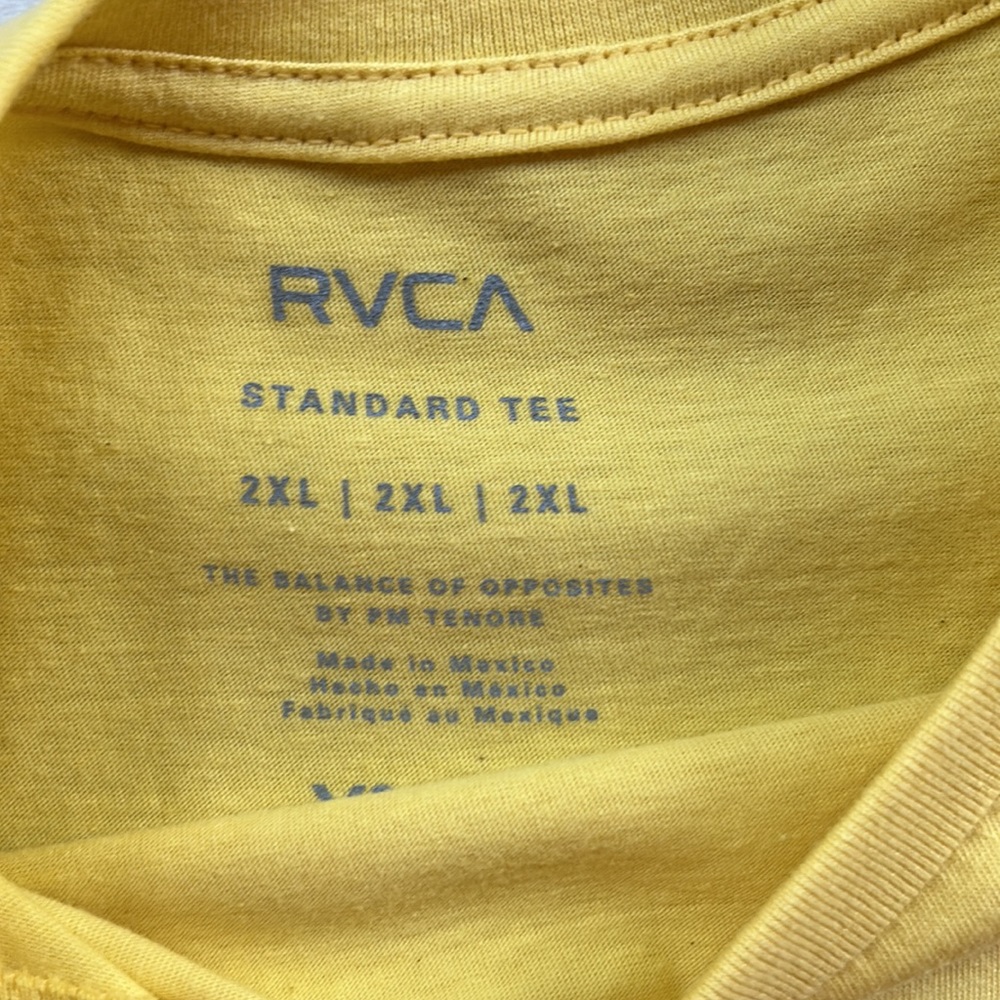RVCA Short Sleeve Tee (XXL) NWT - Picture 3 of 6